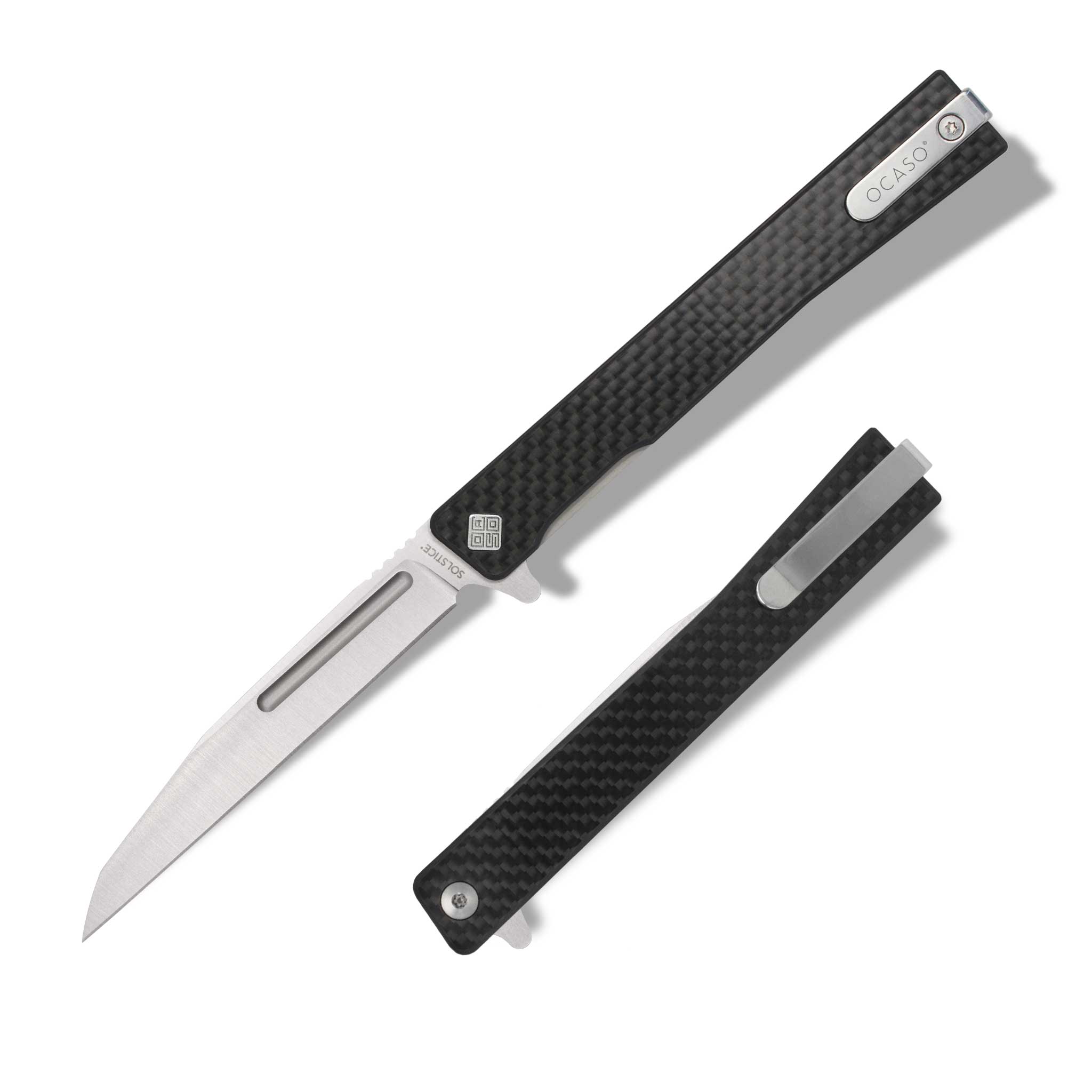 OCASO Solstice Wharncliffe Satin Carbon