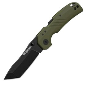 COLD STEEL 3" Engage 4116SS OD GREEN GFN HANDLE